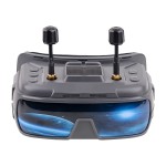 VR200 3,5 pulgadas 5,8G analógico con DVR 40CH 1024 * 600px soporte de pantalla para Dron de carreras analógico RC Car